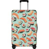 Sushi Luggage Cover, Japanese Food Suitcase Protector Hard Carry On Bag Washable Wrap Large Small Travel Aesthetic Sleeve | Etsy (US)