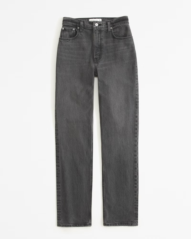 Women's Ultra High Rise 90s Straight Jean | Women's Bottoms | Abercrombie.com | Abercrombie & Fitch (US)