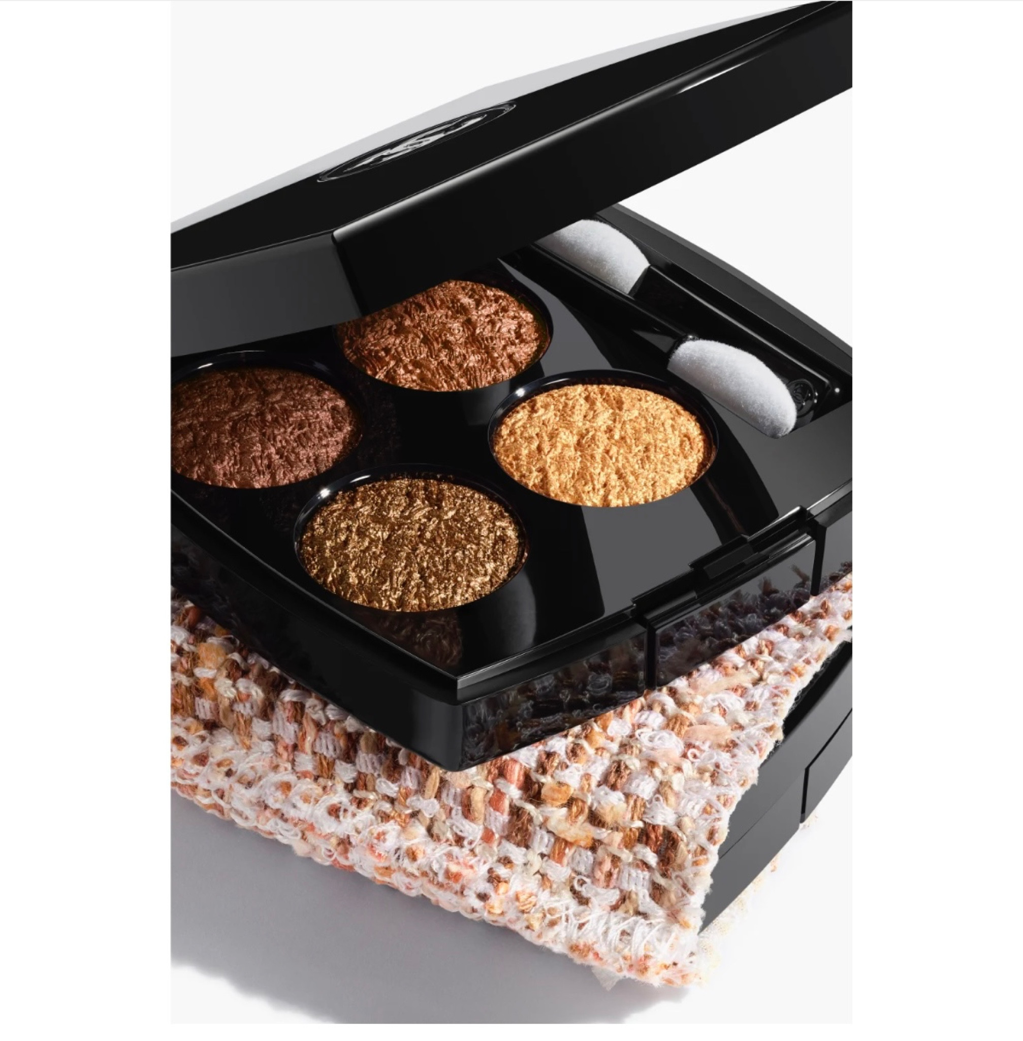 Limited edition eye palettes from Chanel beauty with matching tweed pouch. Eye makeup | gift guide | makeup collection.

#LTKGiftGuide #LTKbeauty #LTKunder100