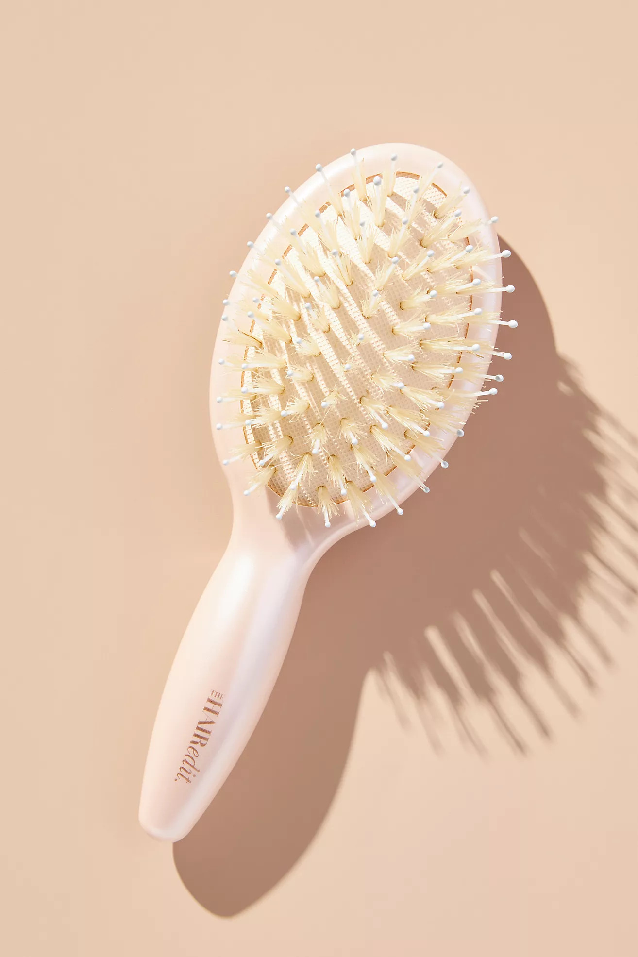 The Hair Edit Pink Pearl Mini Finish & Shine Brush | Anthropologie (US)