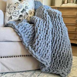 Chunky Knit Throw