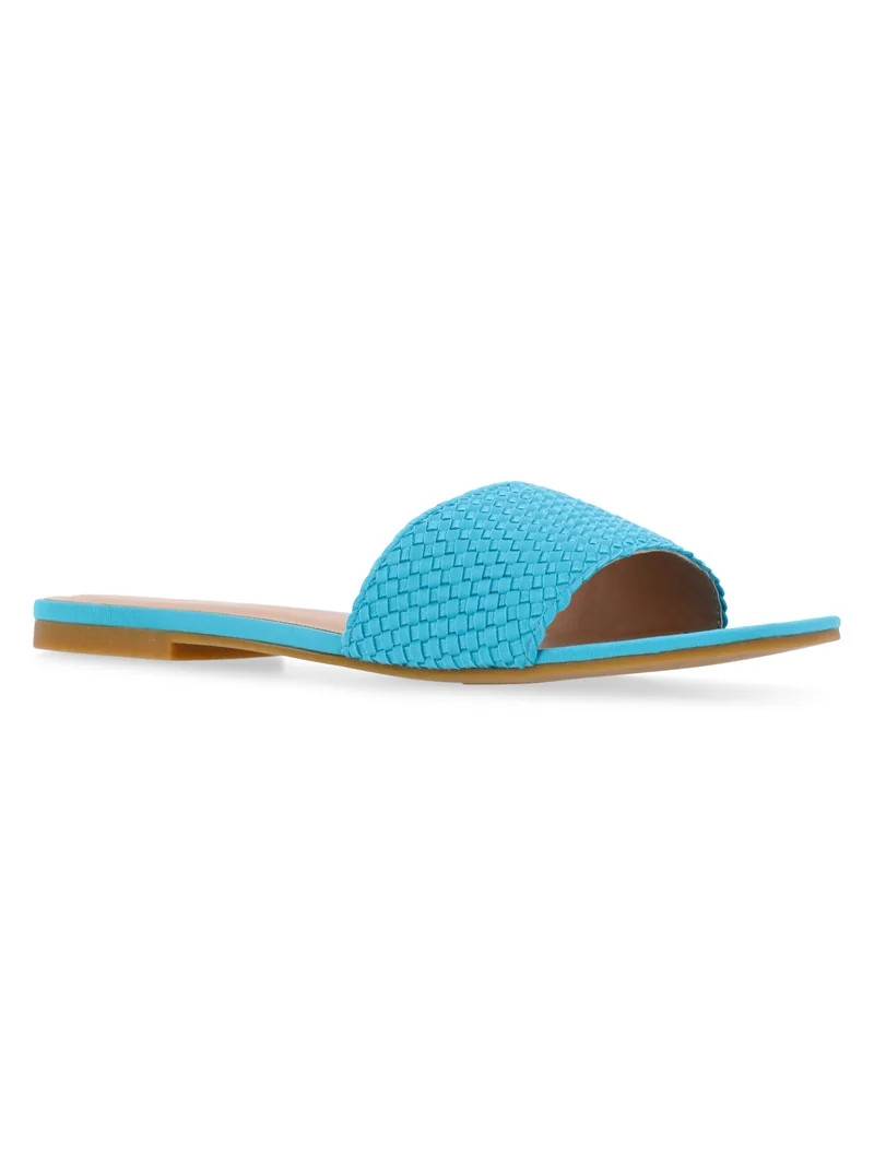 Time and Tru Women's Quilted Slide Sandal - Walmart.com | Walmart (US)