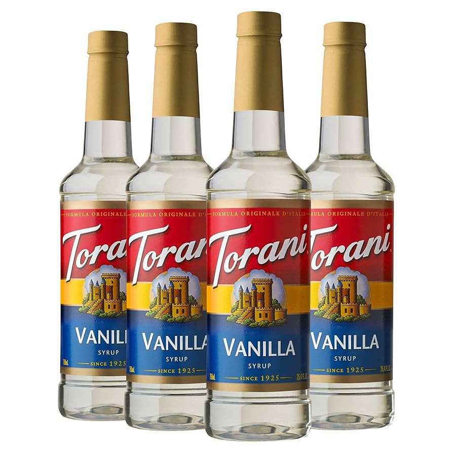 Torani Syrup, Vanilla, 25.4 Ounces (Pack of 4) | Amazon (US)