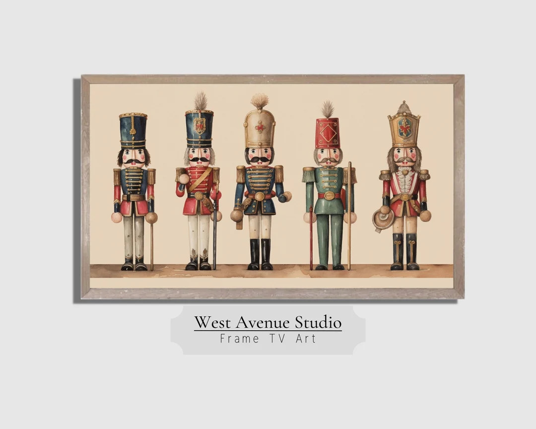 Samsung Frame TV Art Christmas Nutcrackersframe TV Art - Etsy Canada | Etsy (CAD)