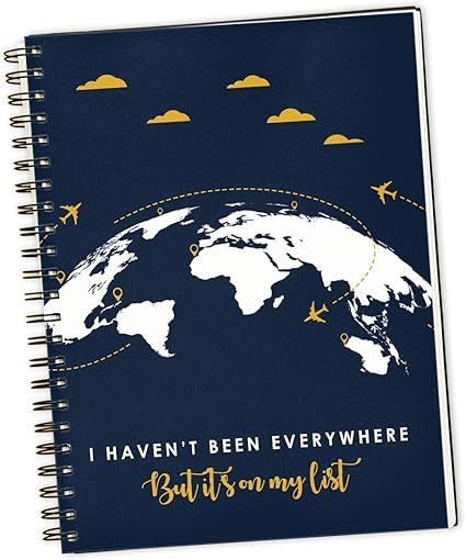 Travel Journals for Women, Men- Vacation Planner- Bucket List Journal- Travel Gifts- Travel Noteb... | Amazon (US)