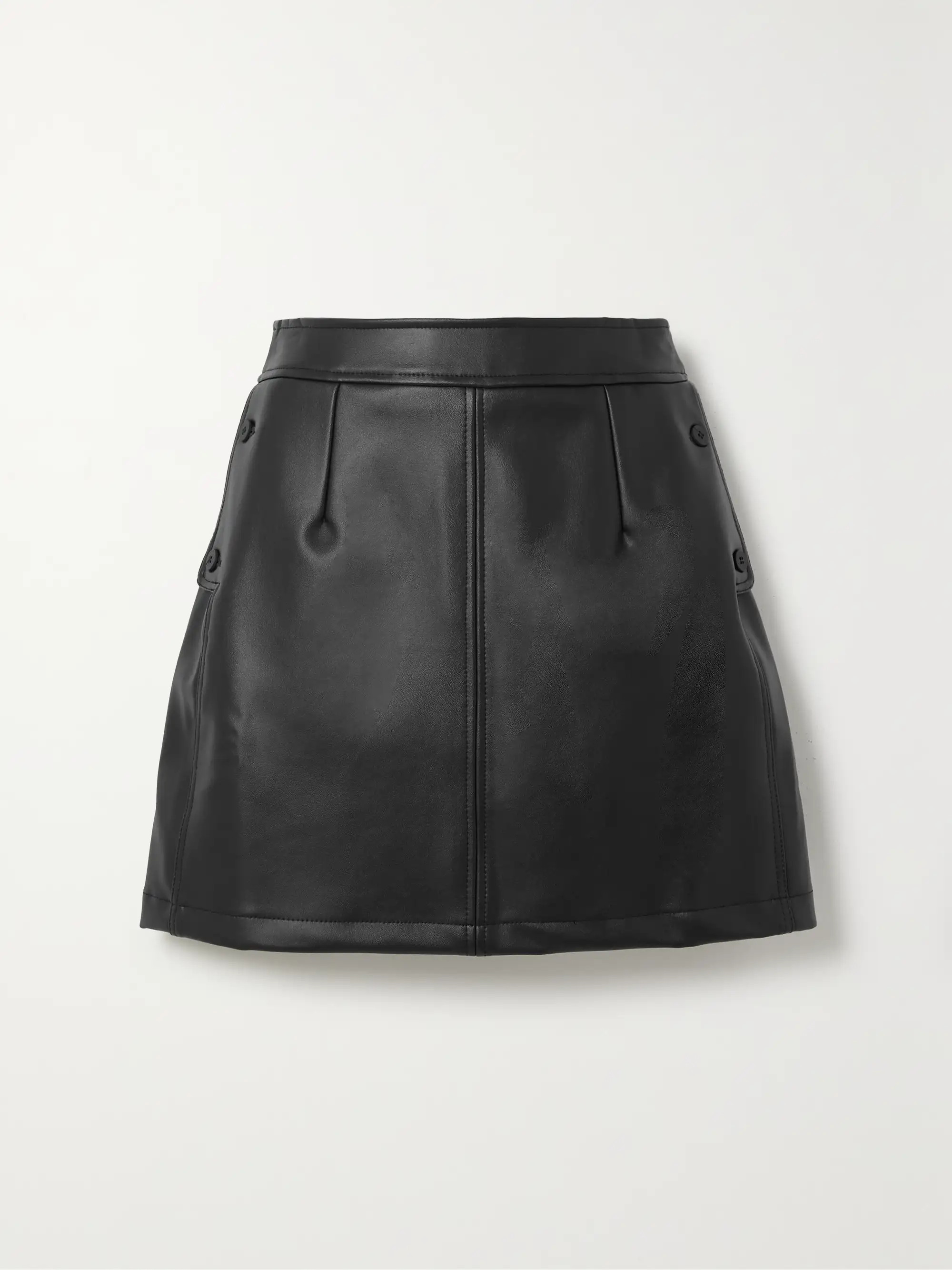 Faux leather mini skirt | NET-A-PORTER (US)