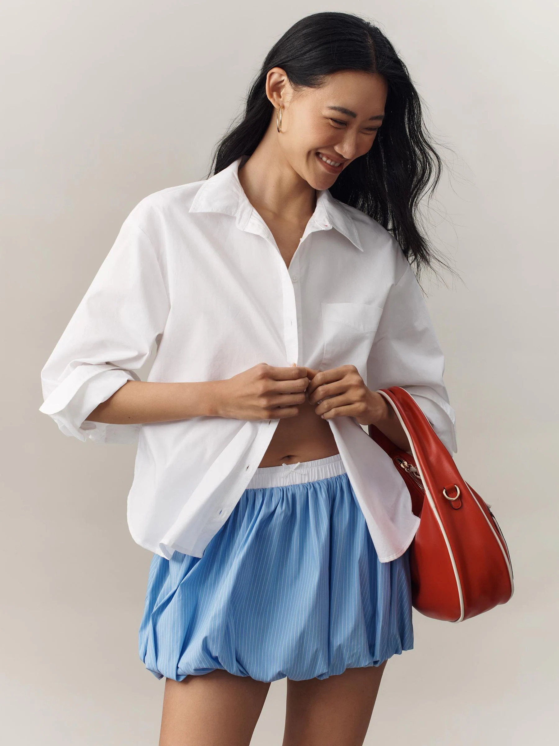 Anthropologie Anthropologie White Maeve The Shrunken Bennet Buttondown Shirt | Next US