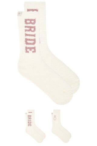 CozyChic Bridal Sock Set in Pearl & Teaberry | Revolve Clothing (Global)