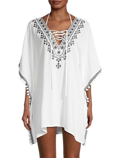 Embroidered Caftan Coverup Dress | Saks Fifth Avenue OFF 5TH