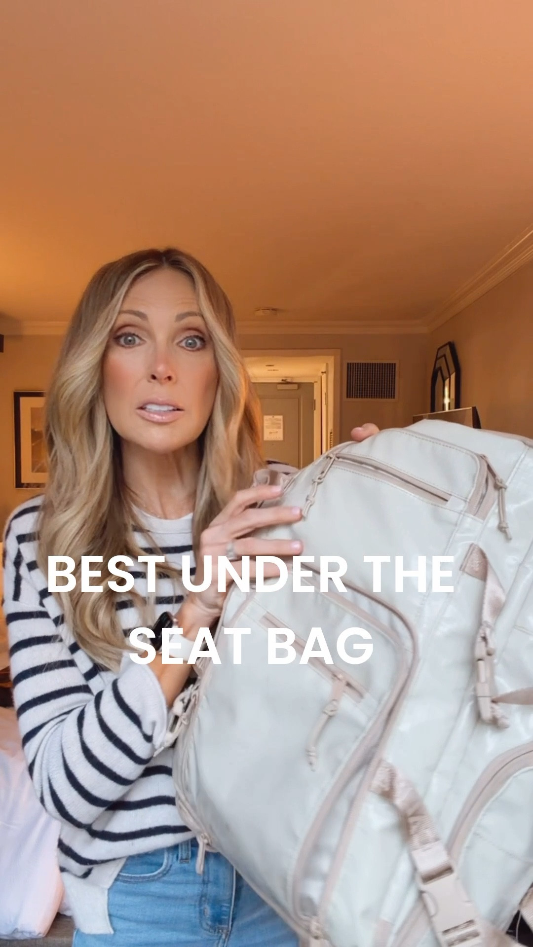 You'll never find a better under the seat bag!  I put my purse in here, laptop, sweater, makeup, laptop... 

#LTKTravel