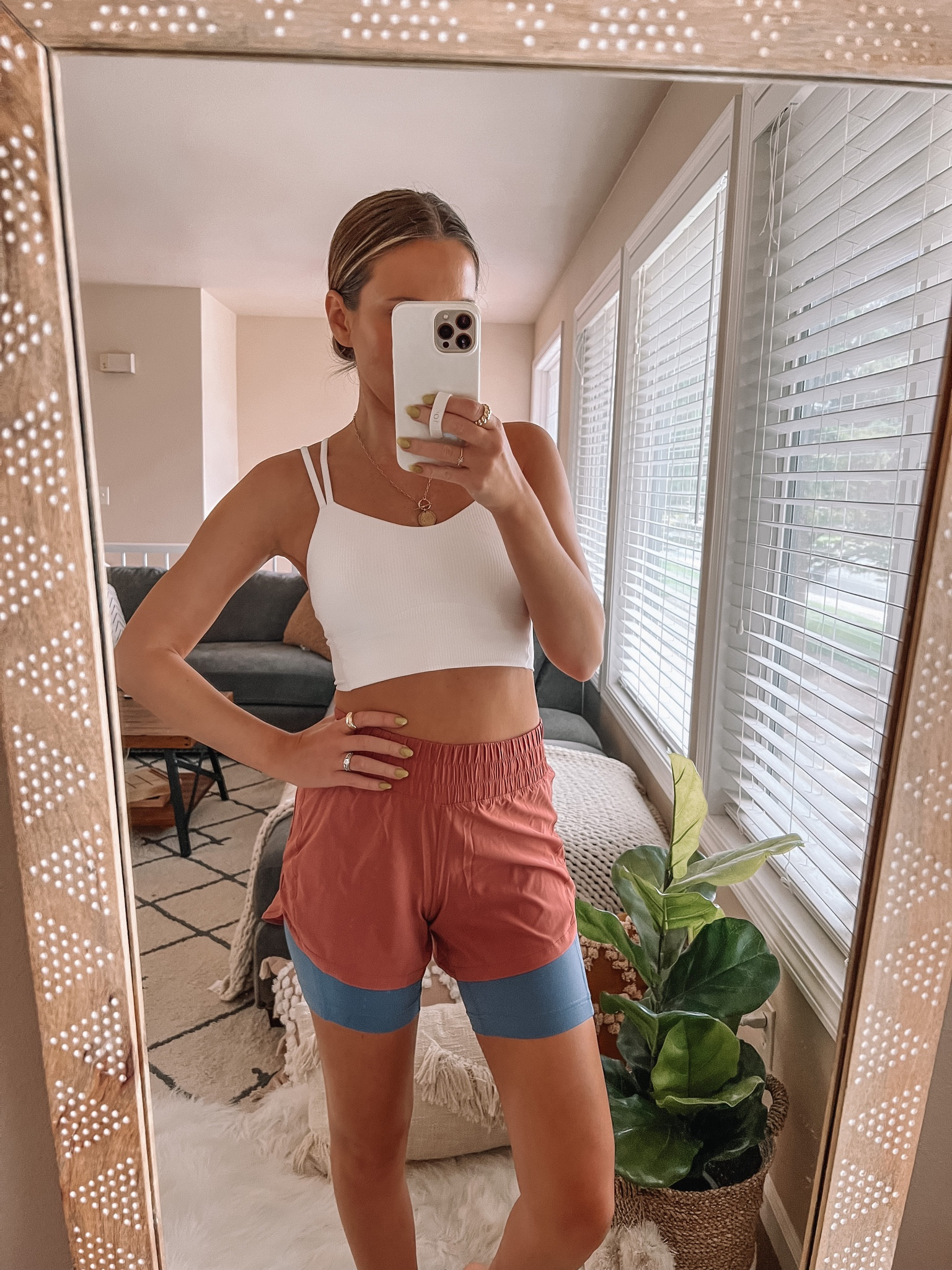 New Lululemon✨ wearing a size 6 bra and size 4 shorts 

#LTKstyletip #LTKunder100