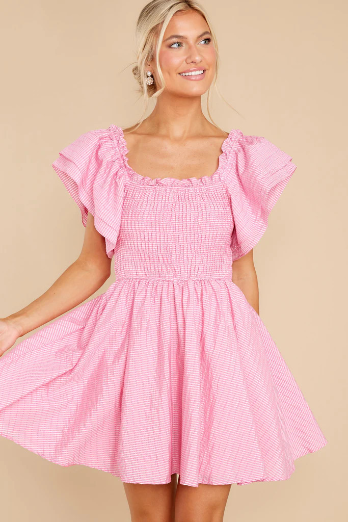 Watch Me Dazzle Pink Dress | Red Dress 