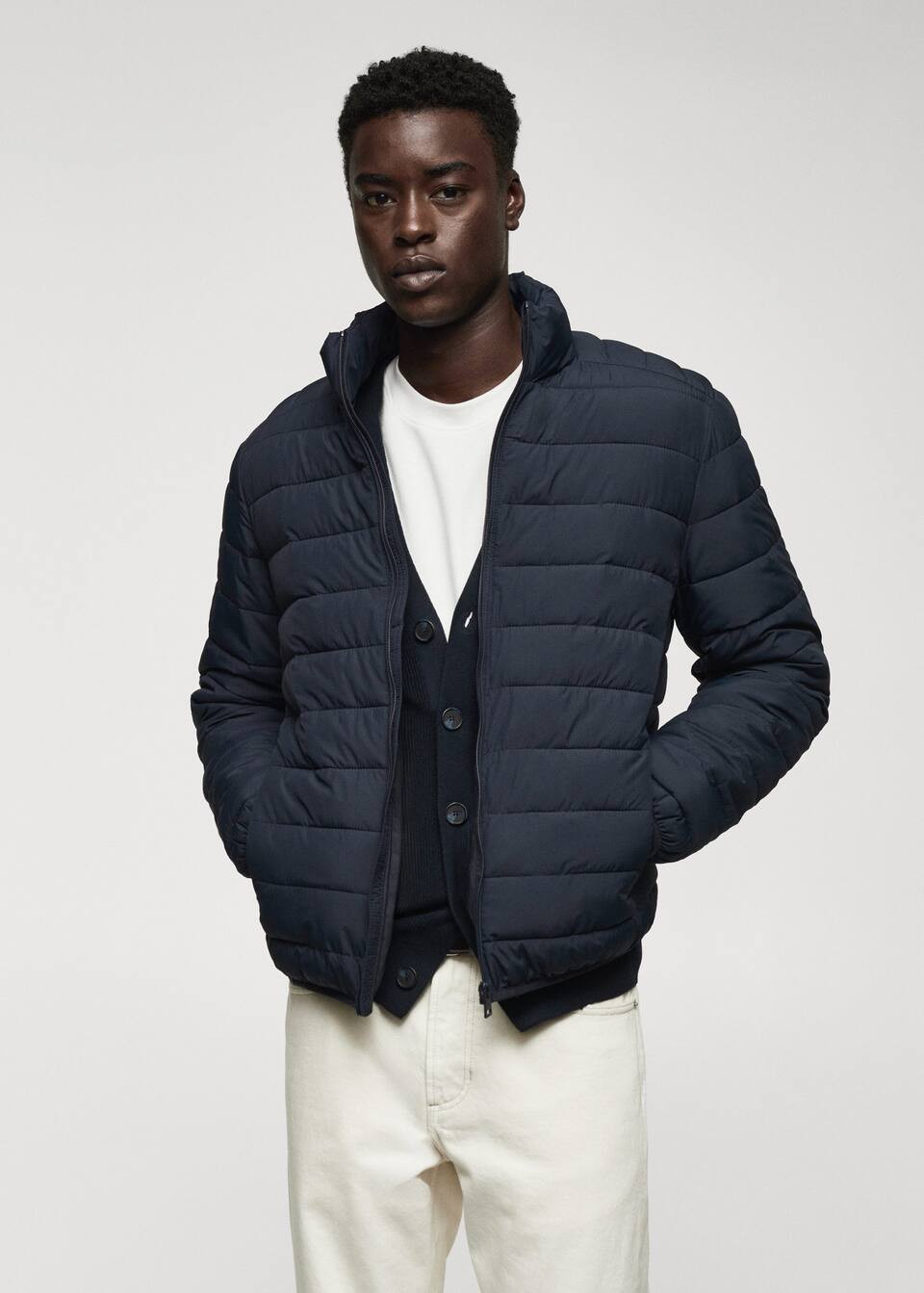 Ultra-lightweight water-repellent quilted anorak -  Men | Mango Man USA | MANGO (US)