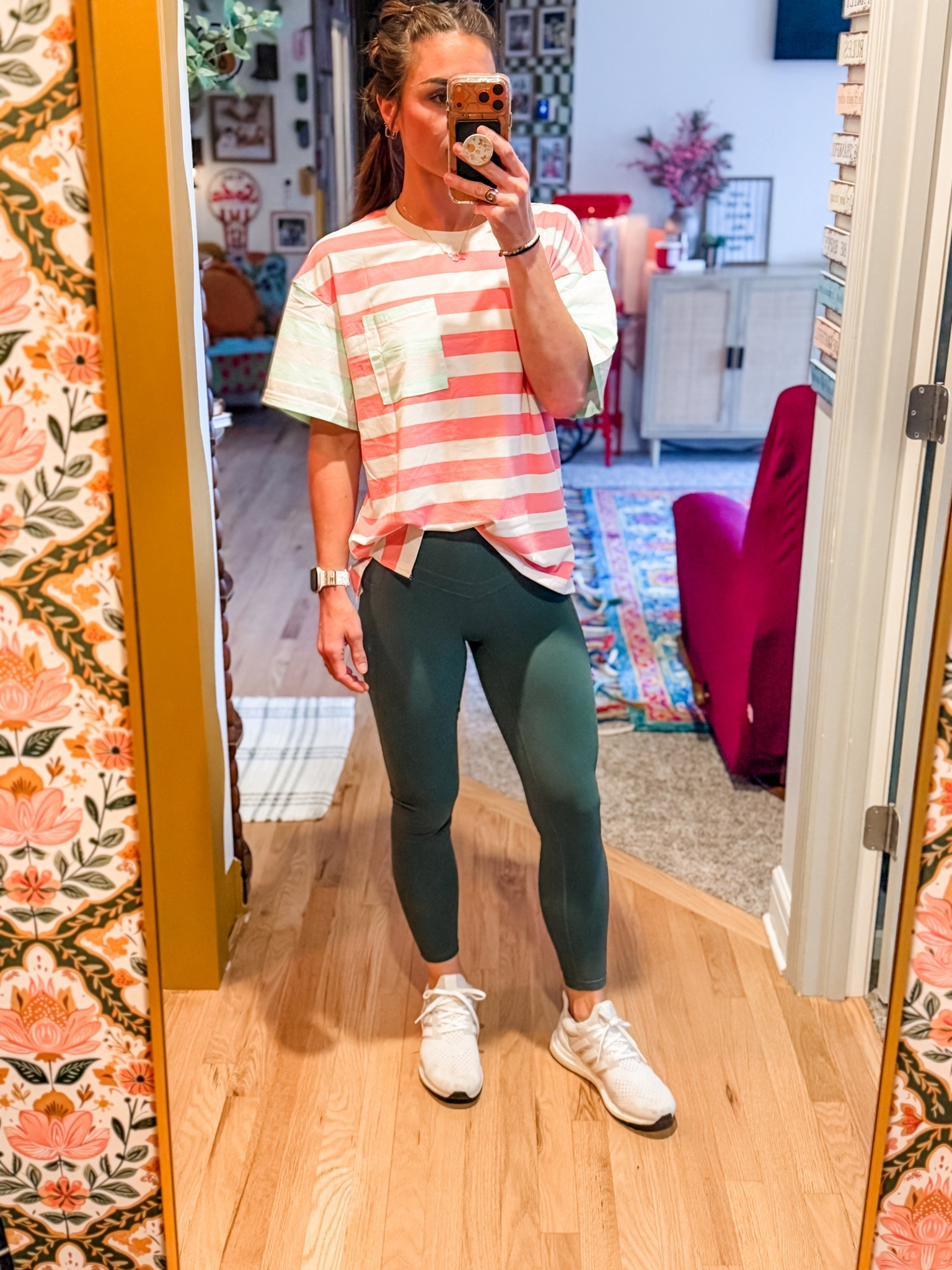 Striped oversized tshirt, size S (tts)

#LTKmomlife #LTKActive #LTKootd