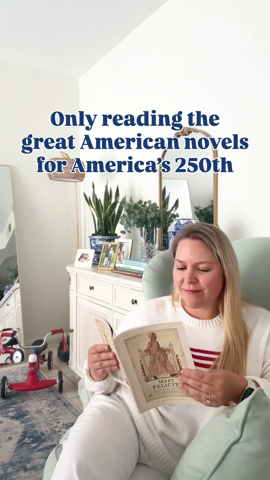 Only reading the great American novels for America’s 250th 🇺🇸

So obviously, I’m starting with American Girl

Historical fiction, impeccable outfits, and emotionally supportive girlhood nostalgia, it doesn’t get better than that. 

But how do I count them in my Goodreads tracker? Does one book count as one? Or does the full book set of an American Girl count as one? 

american girl books, book humor, millennial reading, book nostalgia

#americangirldollmemes #agig #americangirldoll #americangirlbrand #loveag #agigcommunity #pleasantcompany #mattel #americangirldolls #2000snostalgia 

#LTKMidsize #LTKmomlife #LTKselfcare