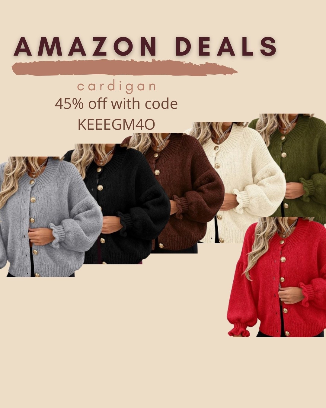 $17 ends 8/5
Amazon fashion
Amazon deals
Cardigan

#LTKSaleAlert