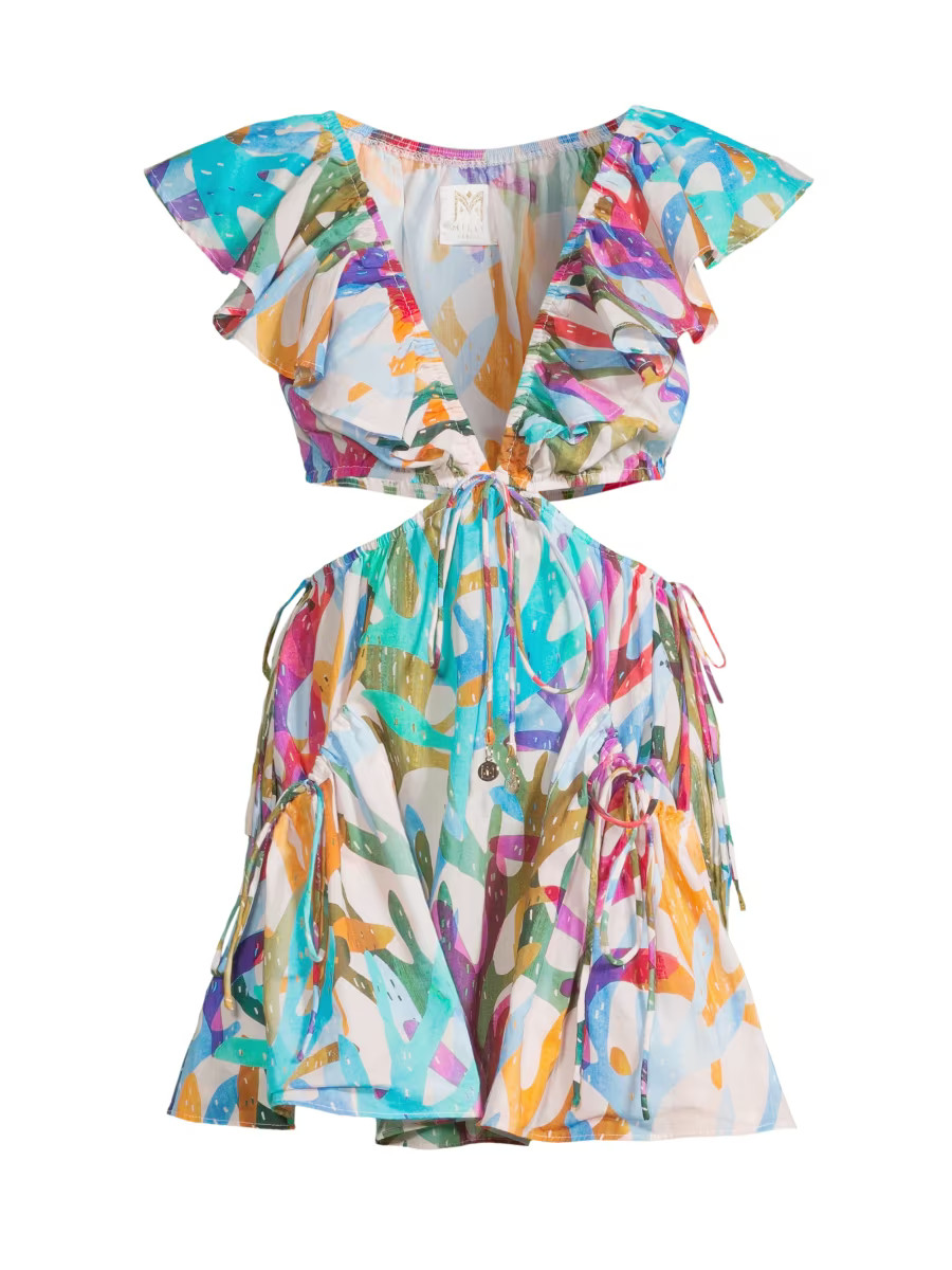 Delilah Under The Sea Cut-Out Minidress | Saks Fifth Avenue