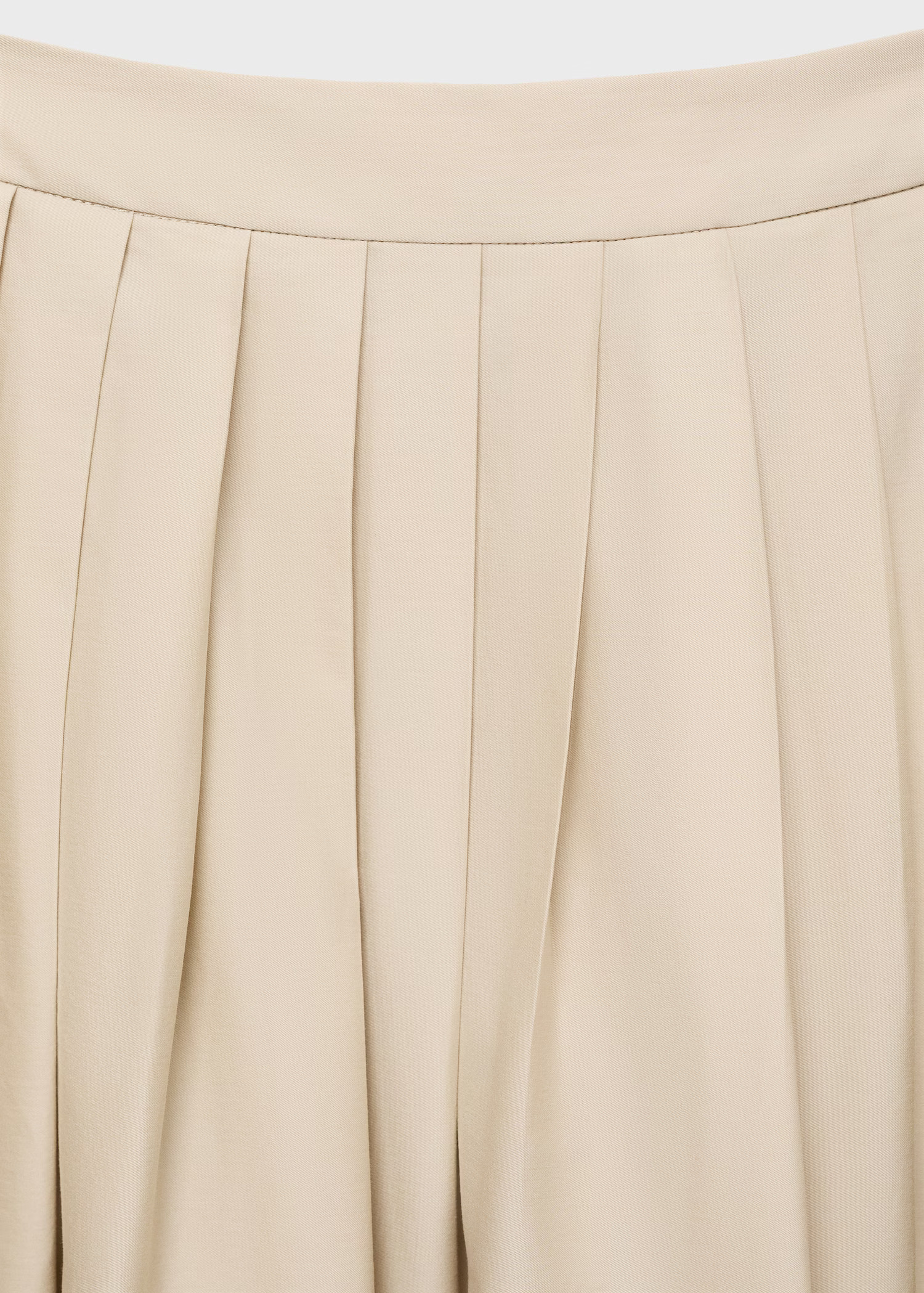 Flared skirt with pleated detail - Women | MANGO United Kingdom | MANGO (UK)