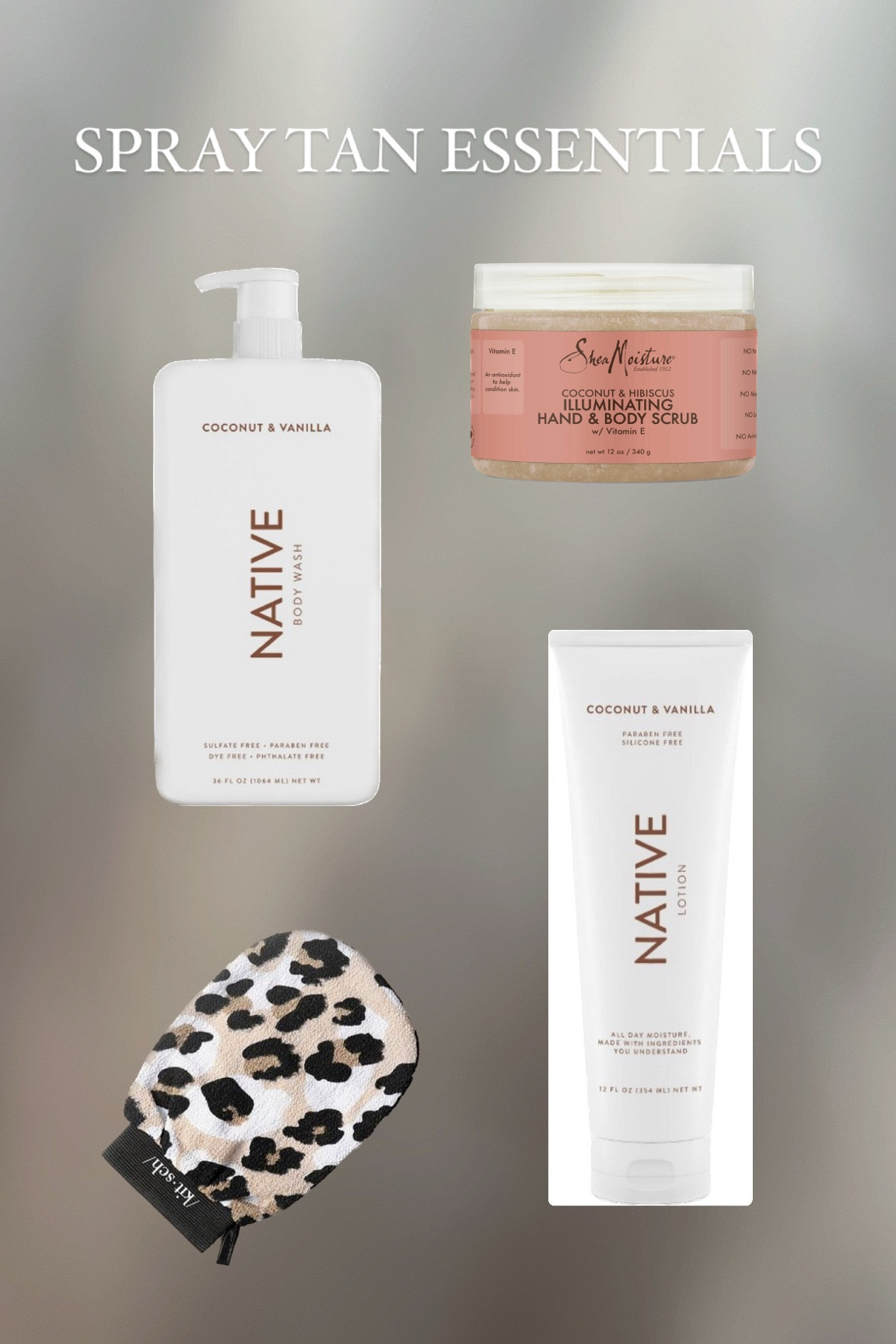 Spray tan essentials! 

#LTKbeauty #LTKfitness #LTKwedding