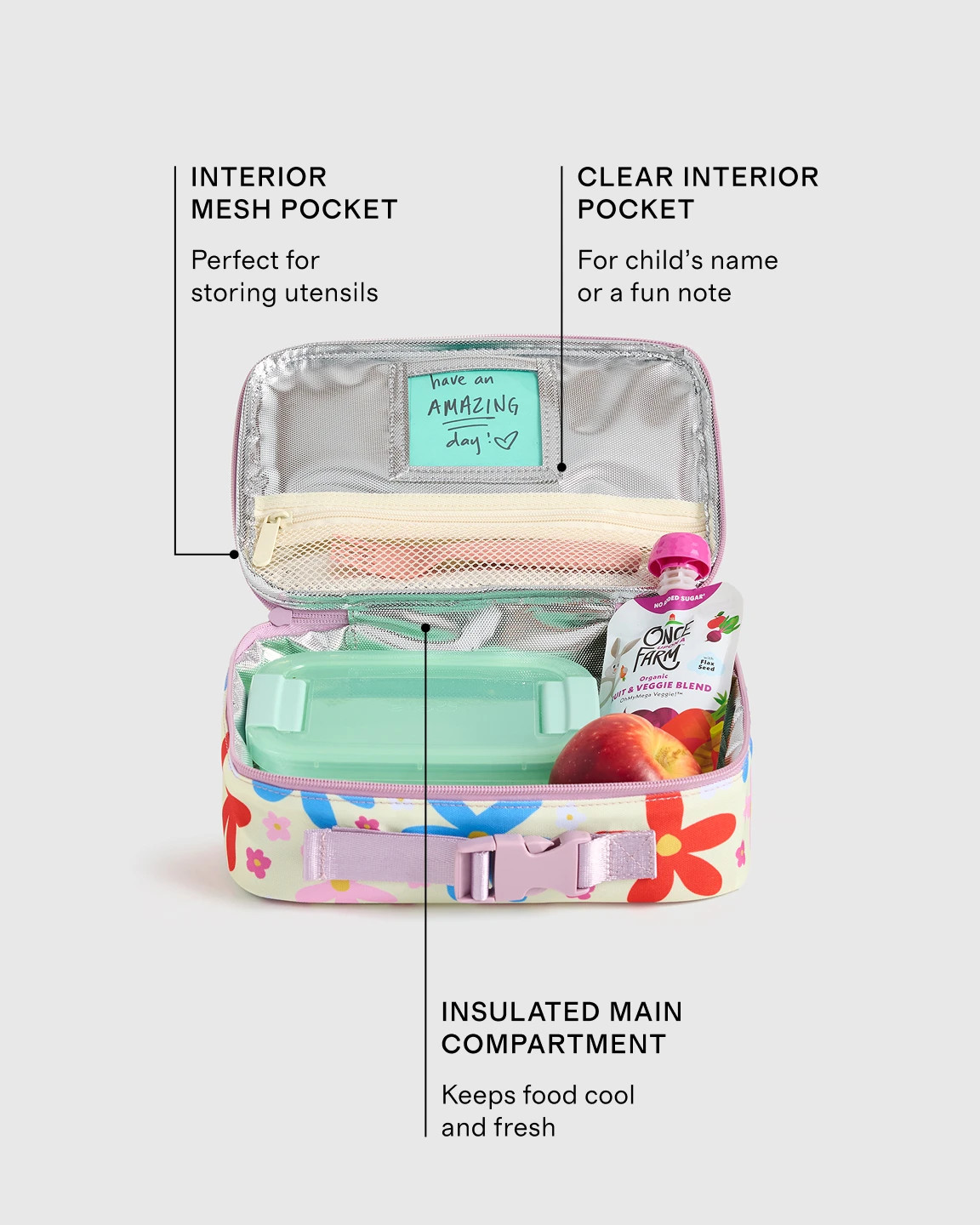 Recycled Lunch Box in Daisies | Quince