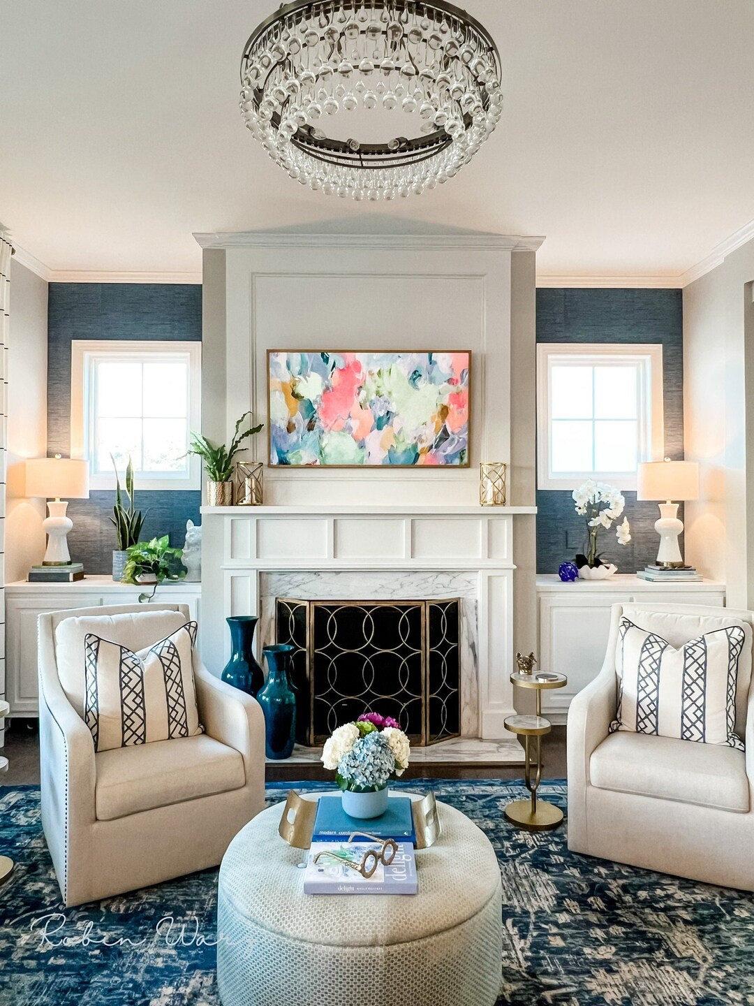 Pink Samsung Frame TV art by Amanda Toppe, instant digital download, 3840x2160, 16:9, grandmillen... | Etsy (US)