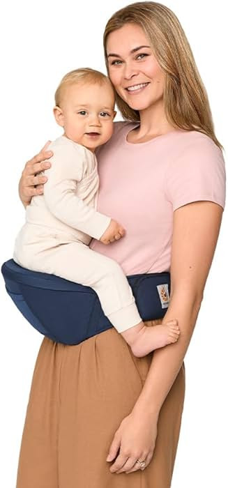 Ergobaby Ergonomic Baby Carrier Hip Seat with Storage, Comfortable Wide Waistbelt and Lumbar Supp... | Amazon (CA)