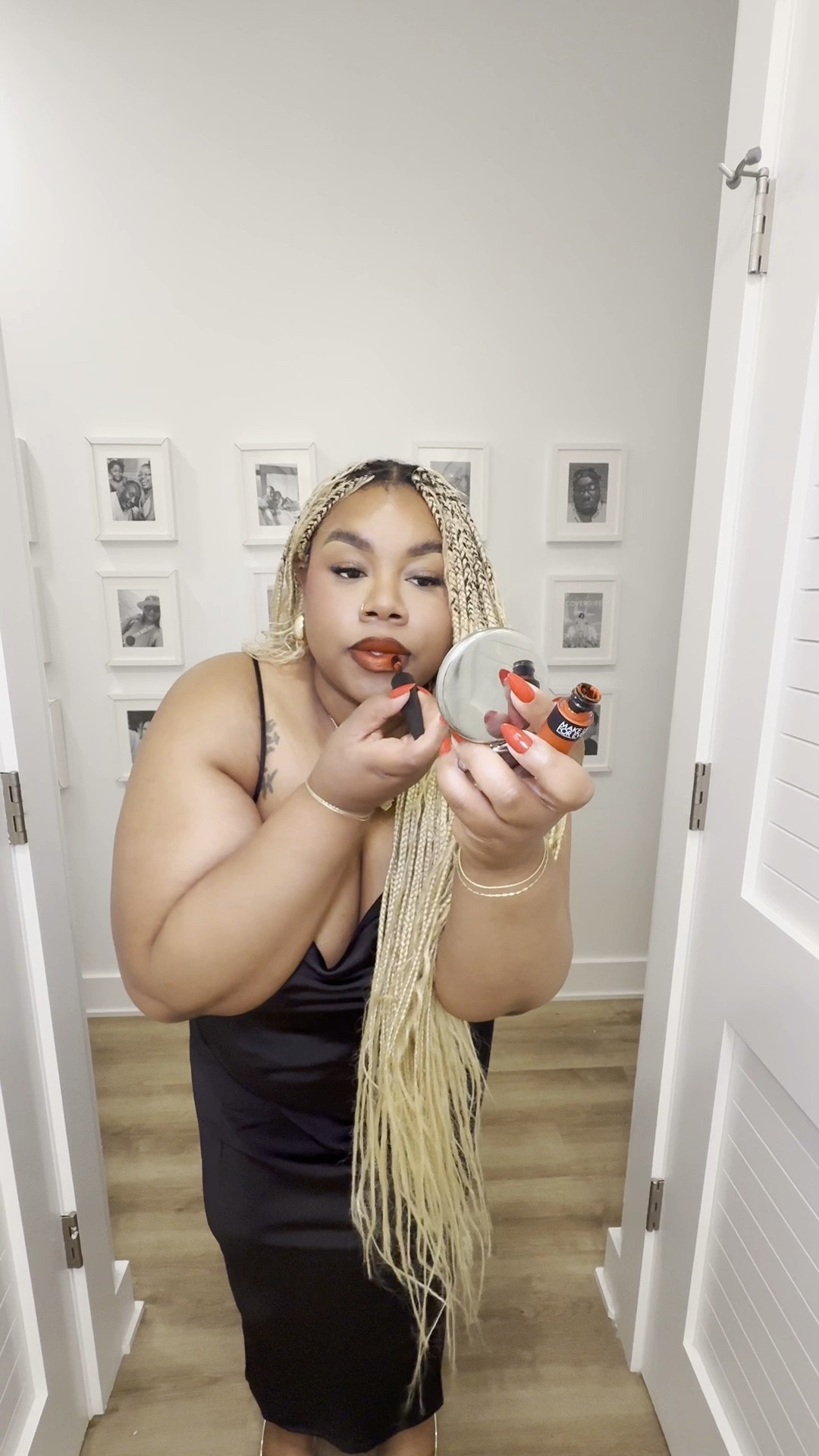 I am obsessed with this dress from old navy! It’s a gorgeous slip dress. I’m a size 18 and I ordered a XXL! And whenever I want to wear a red lip that will last, I always wear makeup forever 

#LTKPlusSize #LTKBeauty