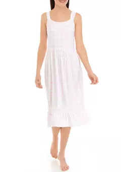Women's Ruffle Hem Midi Nightgown | Belk