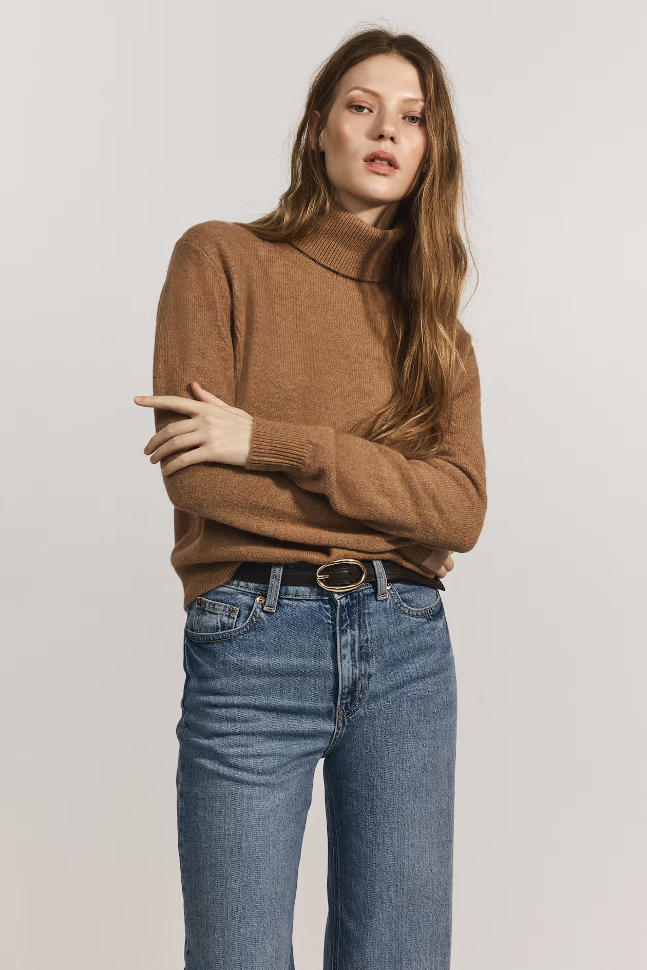 Turtleneck Sweater - Dark brown - Ladies | H&M US | H&M (US + CA)