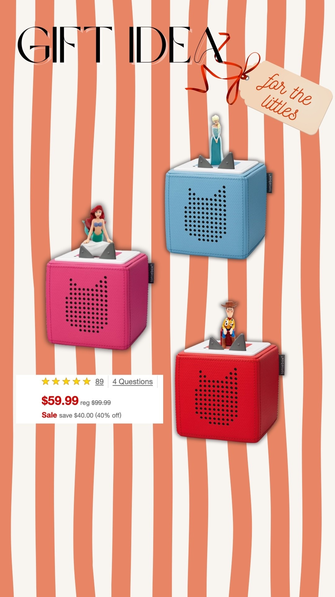 The perfect gift idea for littles! Tonieboxes on sale at Target! 

#LTKHoliday #LTKGiftGuide #LTKKids