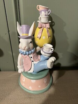 tea cups bunny juggling easter decor  | eBay | eBay US