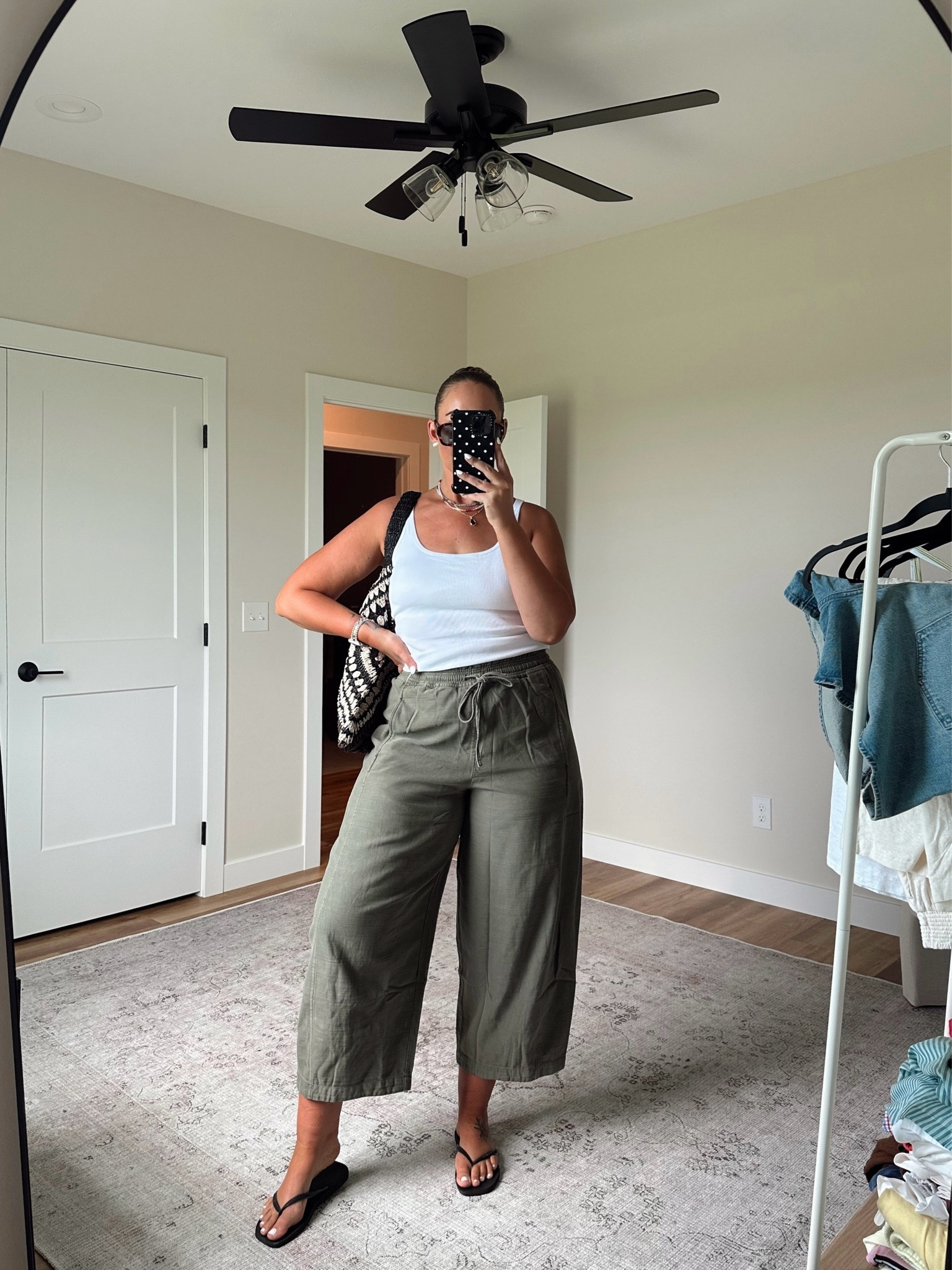 Amazon built in bra tank - large
Barrel leg pants - large

Tall girl fashion, size 14 summer outfit, midsize fashion, midsize mom style, casual summer outfit, summer outfit inspiration, tall women clothing, everyday outfit ideas, mom outfit ideas for summer, summer outfits 2026 women, midsize summer outfits, casual mom outfits, casual outfit ideas, tall midsize outfits for women

#LTKootd #LTKTall #LTKMidsize