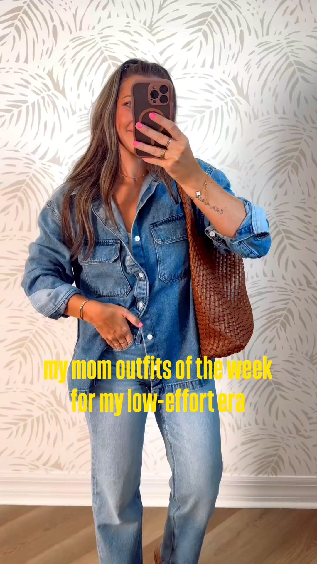 My easy mom outfits this week M-F! 💗 lmk if you have any qs!!!