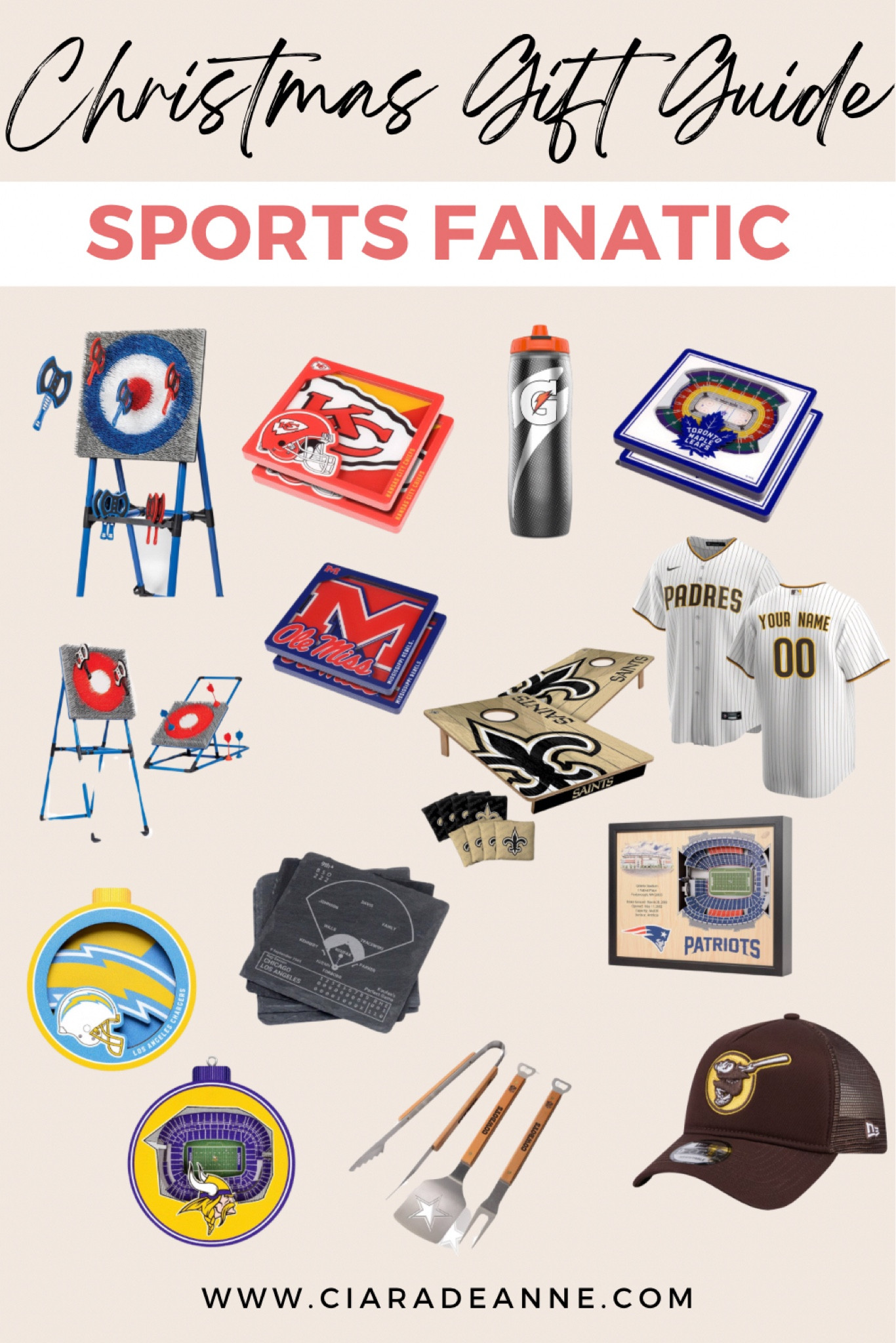 Gift ideas for the sports fanatic in your life, baseball, football, hockey - I’ve got you covered in this gift guide!

*team featured items come in several teams*

#LTKMens #LTKSeasonal