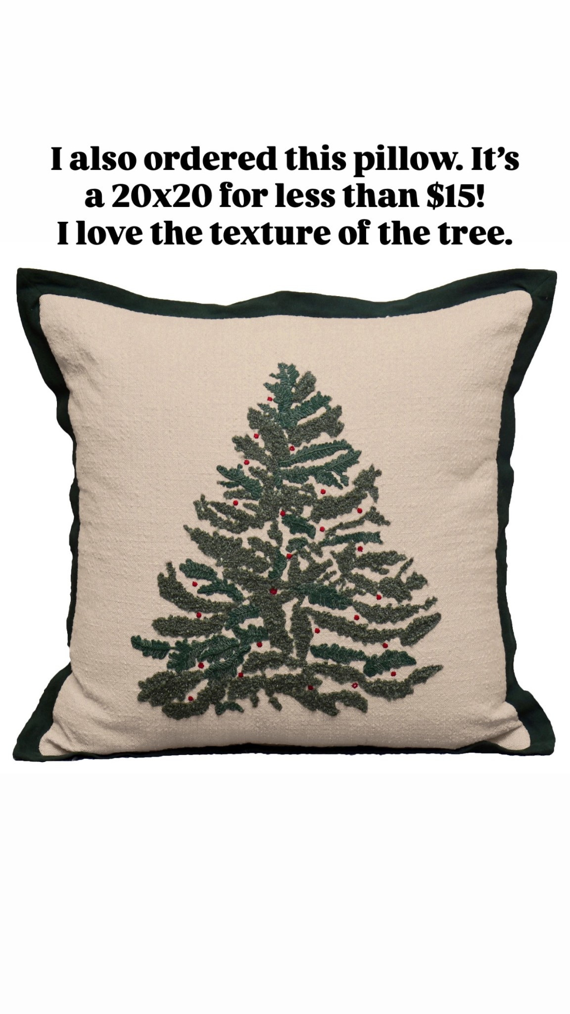 This throw pillow is SO cute and a great price! 

#LTKHome #LTKHoliday #LTKParties