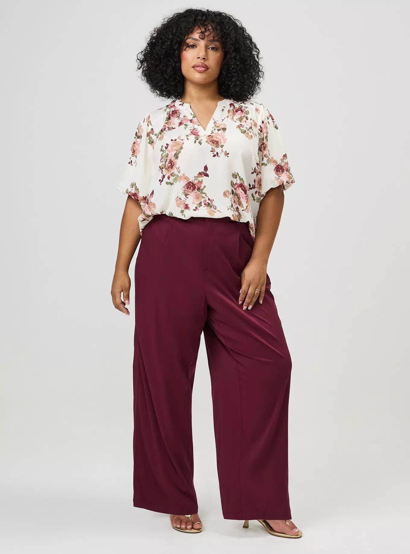 Trouser Straight High-Rise Pant | Torrid (US & Canada)