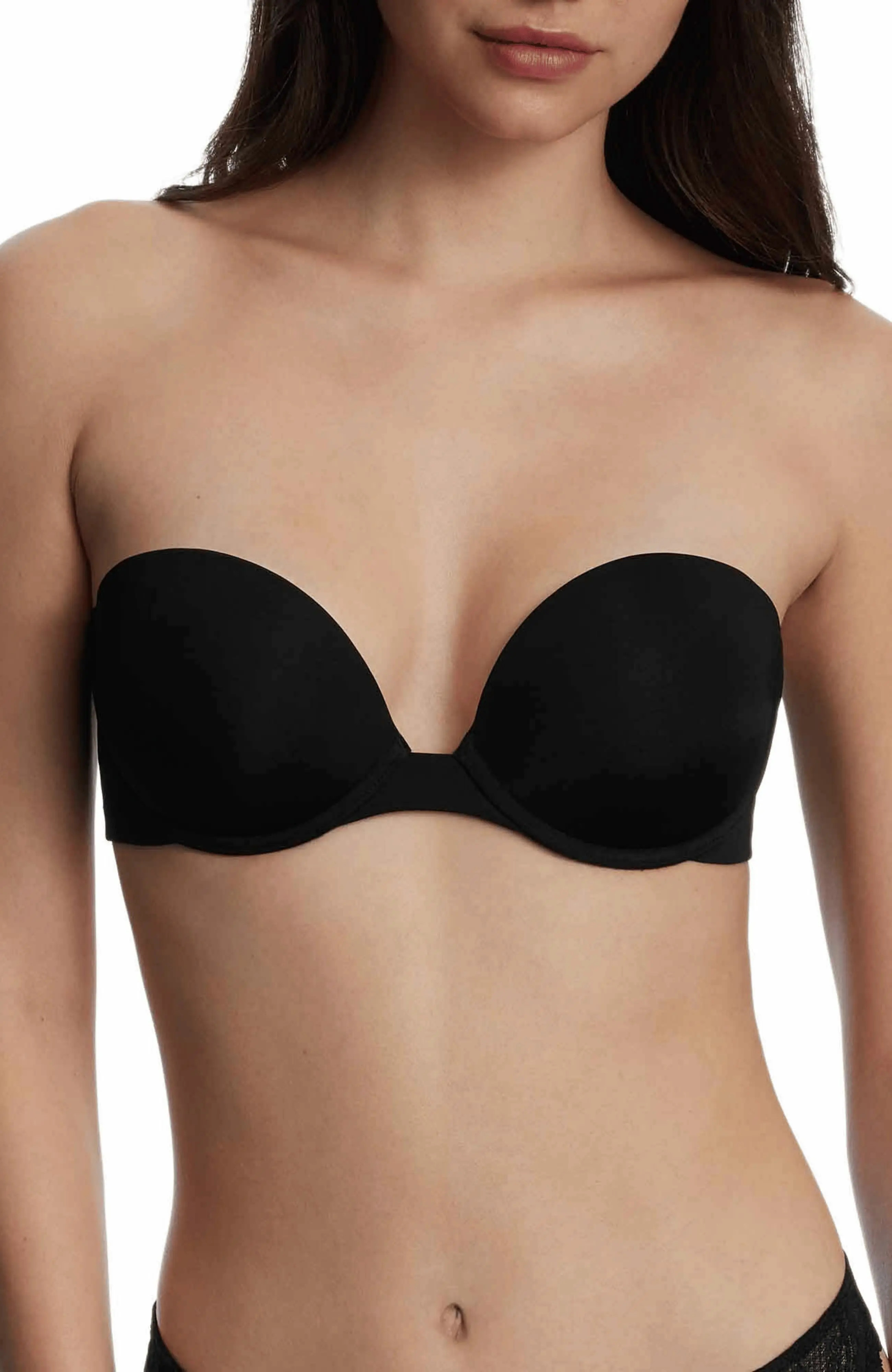 Breathless Strapless Plunge Push-Up Bra (Women) | Nordstrom | Nordstrom