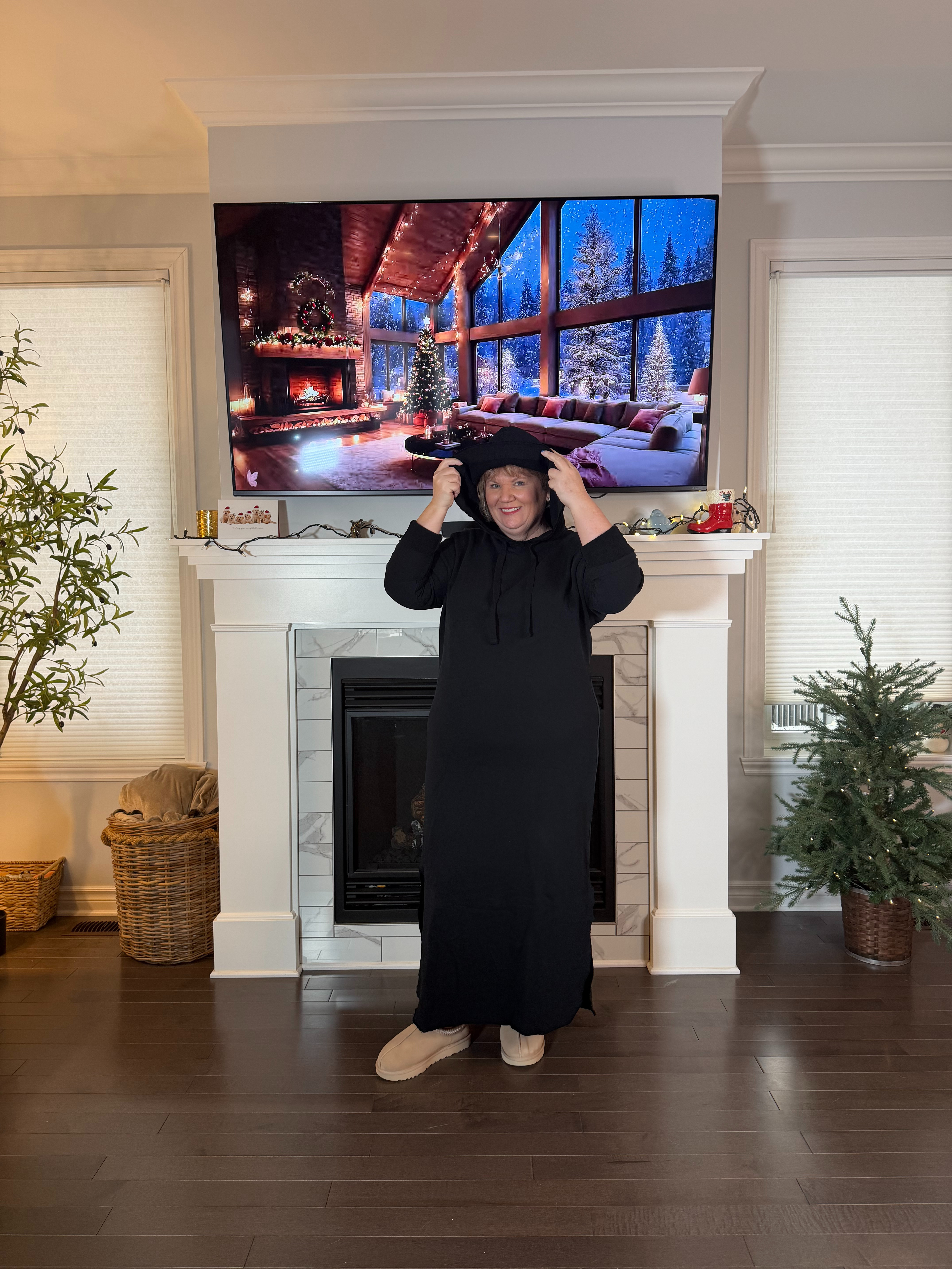 ✨ It’s officially cozy season ✨

If you’ve been around here a while, you know I’m very picky about the brands I share — and @frankandeileen truly checks every box for me.

They’re women-owned and women-led, and they’ve contributed millions toward female education and empowerment — which is SO amazing. 💛

Female empowerment is at the heart of everything they do, and their credo says it all:
“Enter as strangers, leave as friends.”

What we wear matters. Frank & Eileen is a certified B Corp, takes sustainability seriously, and their garments are traceable from seed to finish.

Plus… they’re outrageously soft and machine washable — because real life is busy.

I love the clothes, love the company, and love the mission!!! I also love that as a plus size apple body shaped woman I can wear their clothes and I feel confident and stylish doing so!

✨ What I’m wearing:
• James Hooded Maxi Dress in triple fleece — cozy, live-in, year-round staple
• Eileen Relaxed Button-Up — looks like it was made for your body
• Montecito Classic Pullover — the perfect elevated everyday sweater
• Belfast Sweatshirt Peacoat — my go-to blazer alternative that goes with everything
👉 Follow my shop @cathyover50 on the @shop.LTK app to shop this post and get my exclusive app-only content!

#FrankandEileenPartner #WearLoveRepeat @FrankandEileen
 

 #LTKootd #LTKOver40 #LTKPlusSize