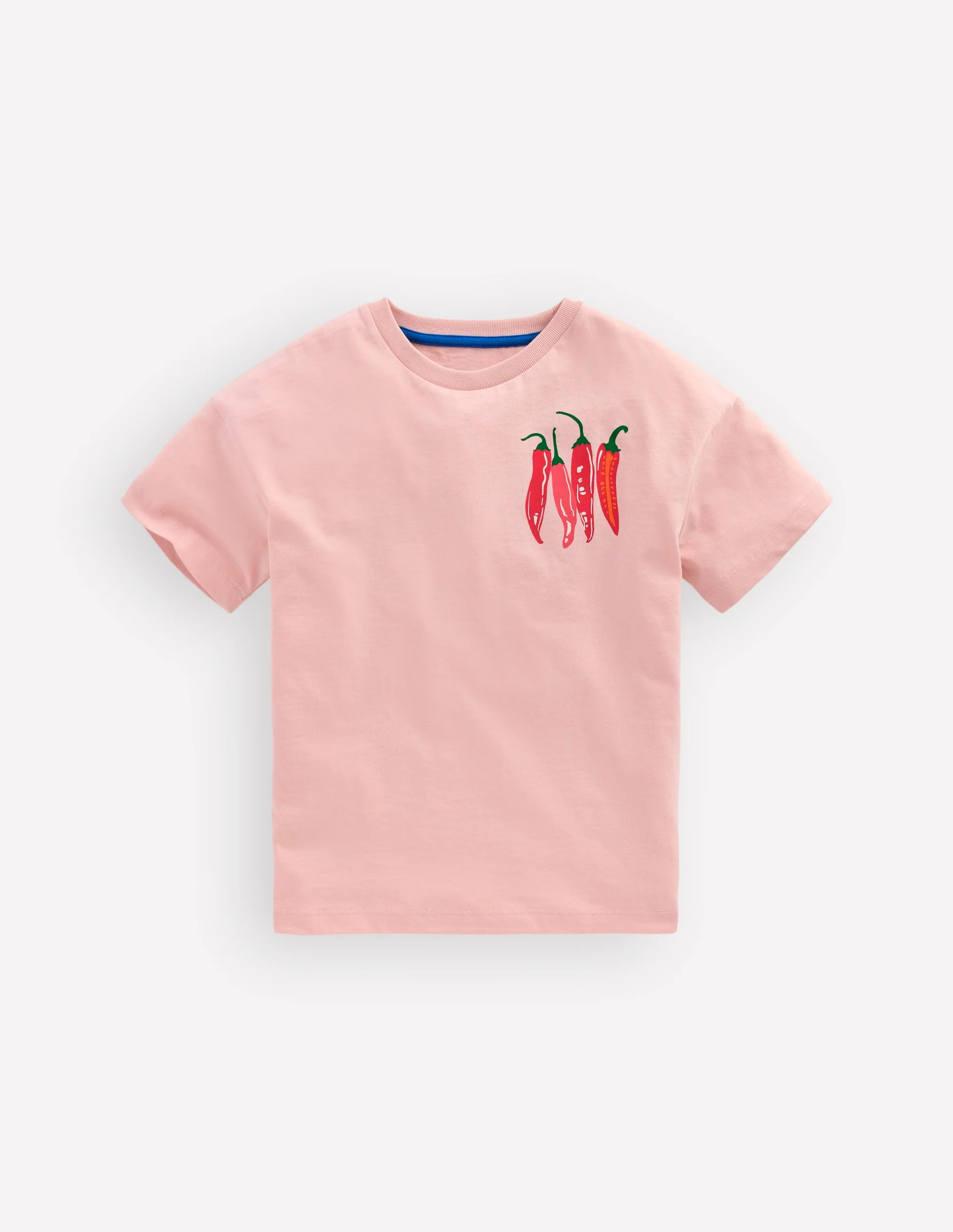 Front & Back Graphic T-shirt-Vintage Pink Chillis | Boden (US)