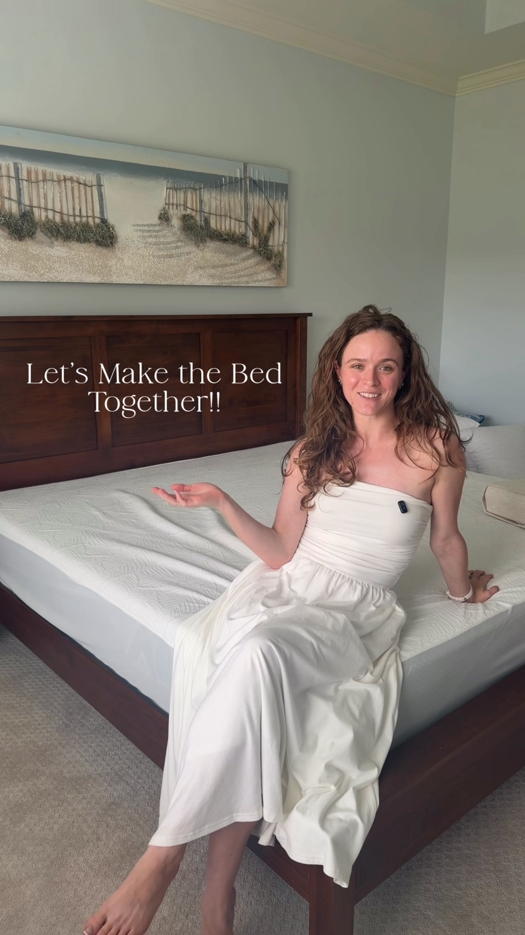 Let’s make the bed together!! Saturday’s are laundry days over here, so it’s a lot of folding, organizing, and getting things back in order for the week! I LOVE making the bed up in fresh sheets - it makes the entire room smell so fresh!

#LTKvlog #LTKHome