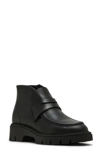 Blondo Kayloni Waterproof Bootie in Black Leather at Nordstrom Rack, Size 6.5 | Nordstrom Rack