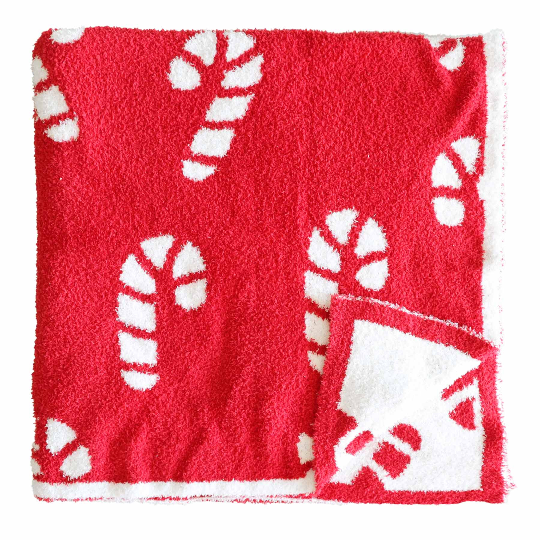 CuddleLane™ Luxe Blankets | Candy Cane* | Caden Lane