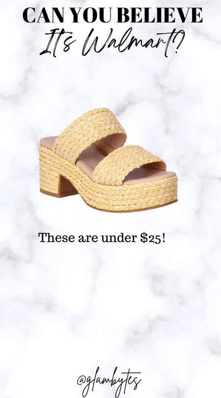 Walmart raffia sandals 

#LTKFindsUnder50 #LTKShoeCrush