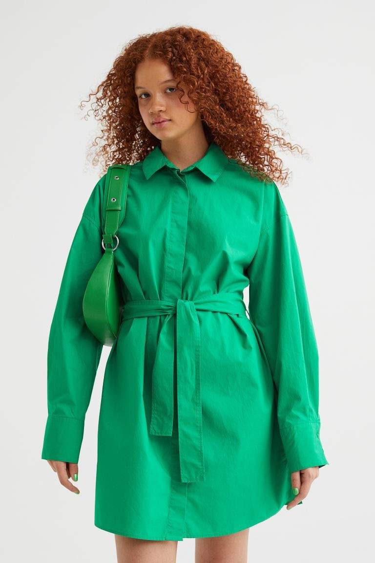 Tie-belt Shirt Dress | H&M (US + CA)