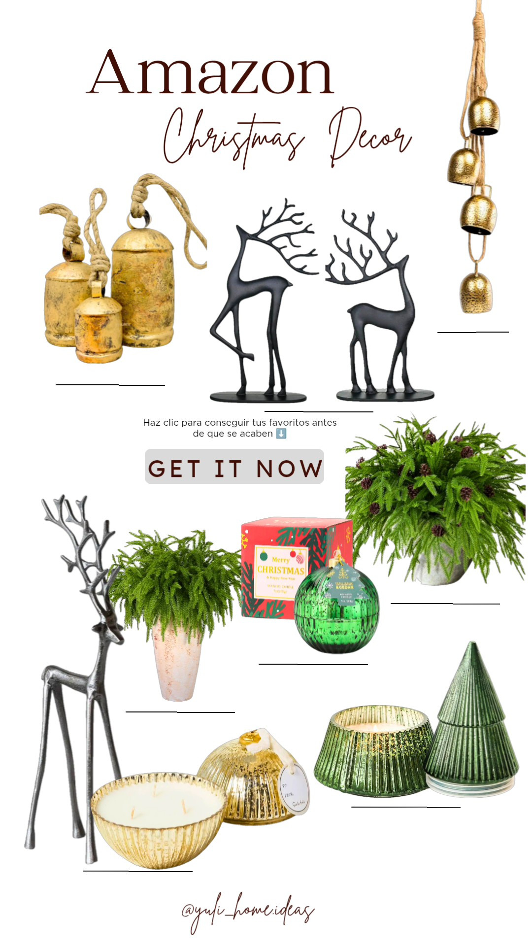 ✨🎄 Amazon Christmas Decor Finds 🎄✨La magia de la Navidad comienza en la decoración ✨🎅. Aquí te comparto mis Amazon Christmas decor finds favoritos para transformar tu hogar en un espacio festivo, cálido y lleno de alegría 🎄🏠.🎁 Dale ese toque navideño a tu hogar sin complicaciones.#AmazonChristmas #ChristmasDecor #AmazonHome #HolidayDecor #ChristmasInspo #AmazonFinds #LTKHoliday #LTKHome #LTKSeasonal #LTKChristmas #DecoracionNavideña #NavidadEnCasa 

#LTKSeasonal #LTKU #LTKHome