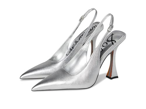 Sam Edelman Women's Odette Pump, Soft Silver, 8.5 | Amazon (US)