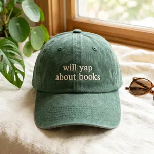 Embroidered Will Yap About Books, Gift for Mom, Book Club Accessories, Book Lover Gift, Reading A... | Etsy (Global)