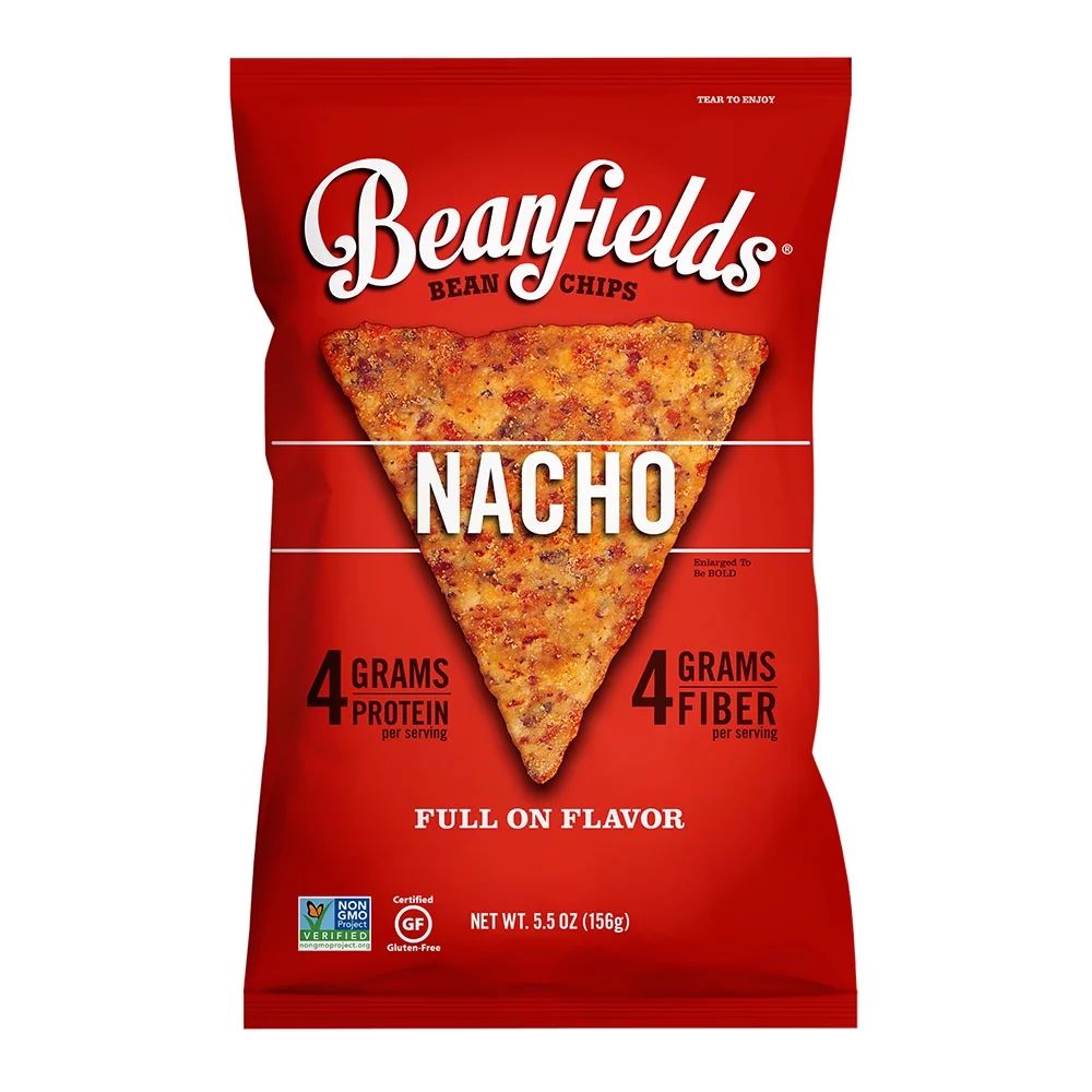 Beanfields Nacho Bean & Rice Chips, 5.5 oz, (Pack of 6) | Walmart (US)