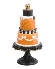 21.5in Halloween Cake With Stand Decor | Marshalls
