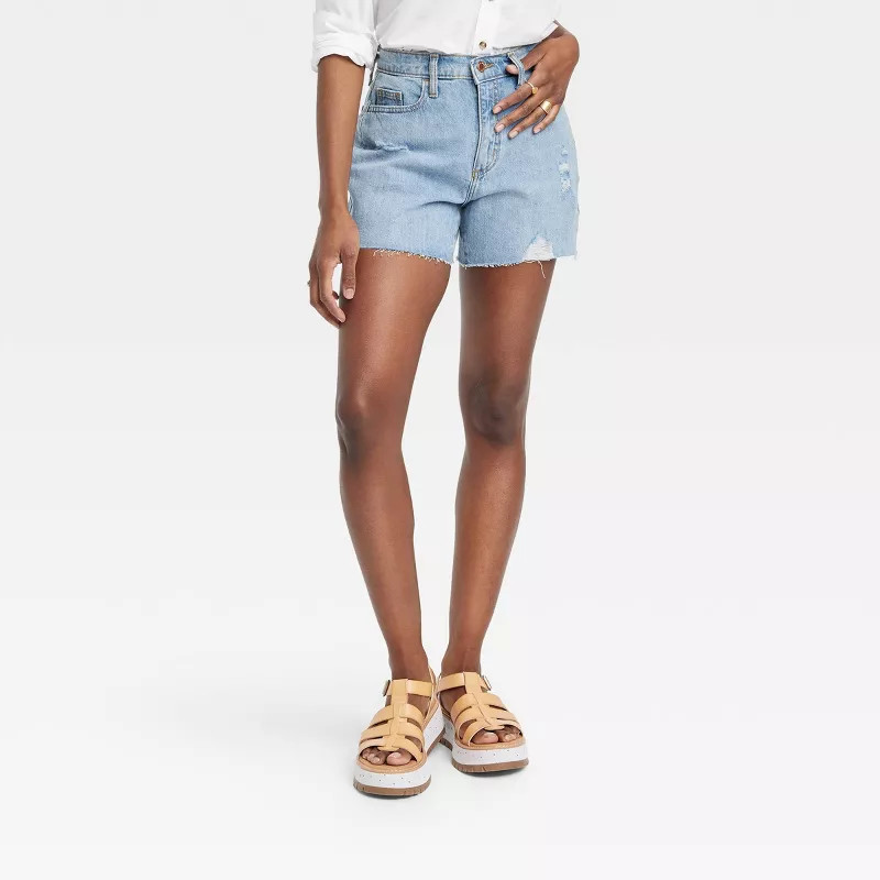 Women's Mid-Rise Boyfriend Jean Shorts - Universal Thread™ | Target